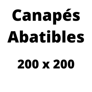 canape abatible 200 x 200